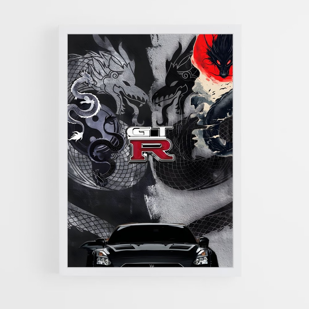 Poster Dragon GT-R – affiche Nissan (vue 3)